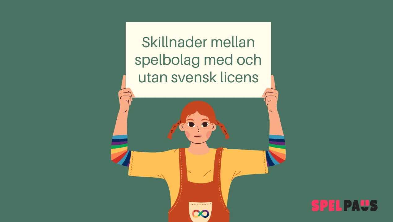 Skillnader mellan spelbolag med och utan svensk licens