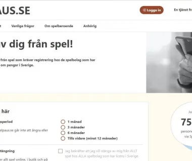 Start för nya Spelpaus.se- Spelinspektionen