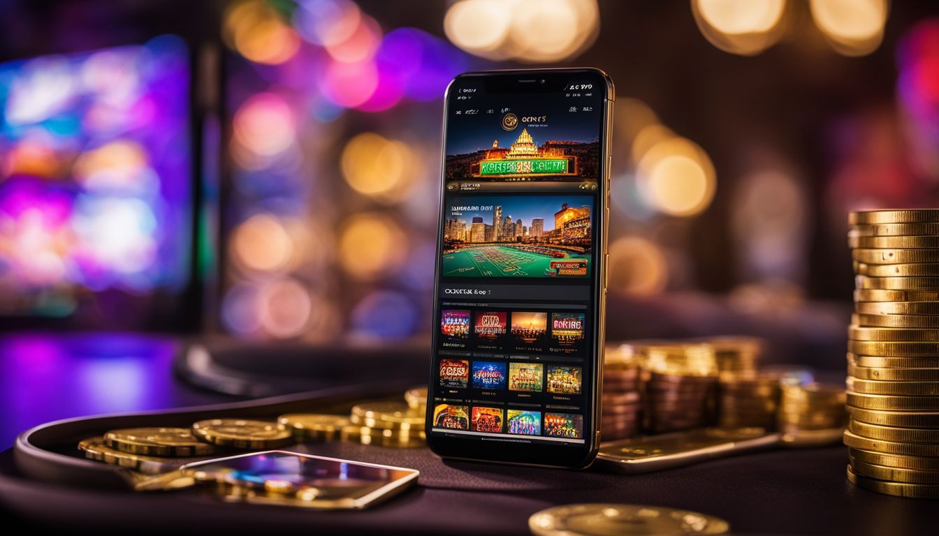 En mobilapp för online casino med innovativa funktioner.